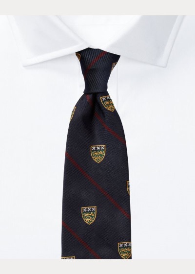 Men's Polo Ralph Lauren Silk Narrow Club Ties | 318924DQW